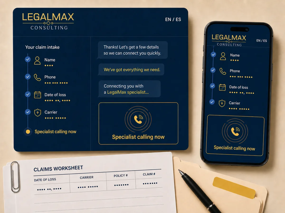 Admisión rápida LegalMax